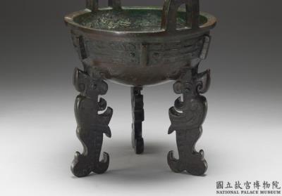 图片[3]-Flat-footed ding cauldron with inscription “Xi zi sun” dedicated to Fu Yi, late Shang to early Western Zhou period, c. 13th-10th century BCE-China Archive